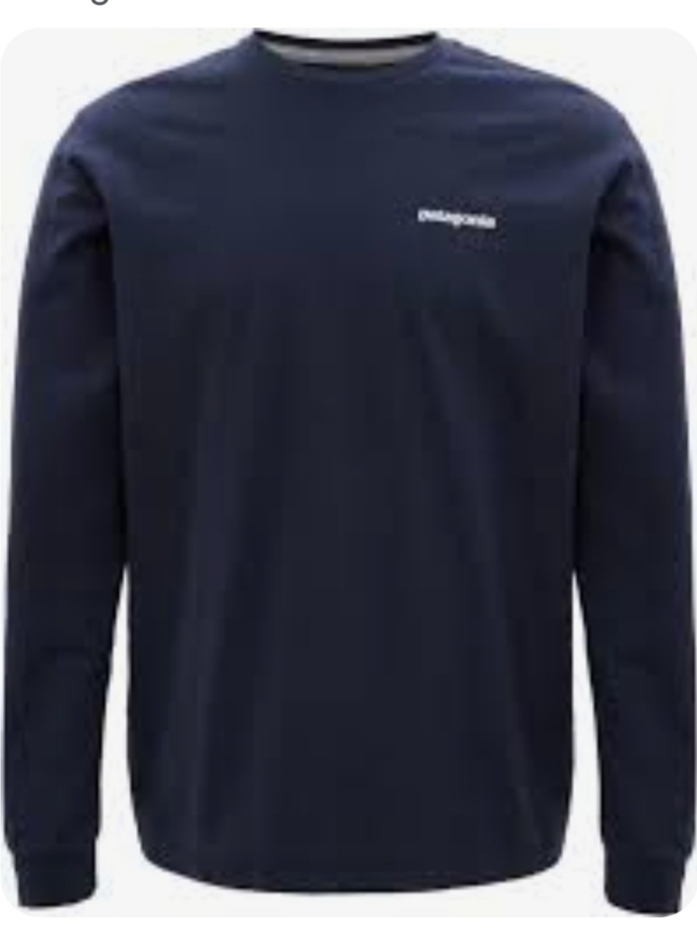 Patagonia Men's Long Sleeve Crewneck Pullover Tee. Size 2XL
